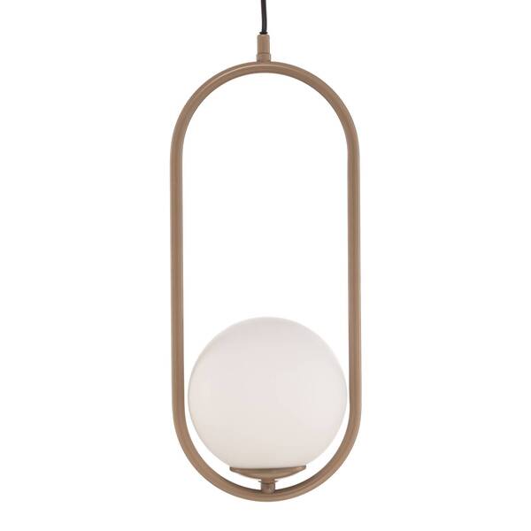  Jupiter Jupiter Samba Pendant Light, 1-bulb, Beige/white 