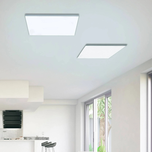  Just Light. Gmbh Just Light. Gmbh Canvas Led Ceiling Light, Tunable White, 60 Cm 