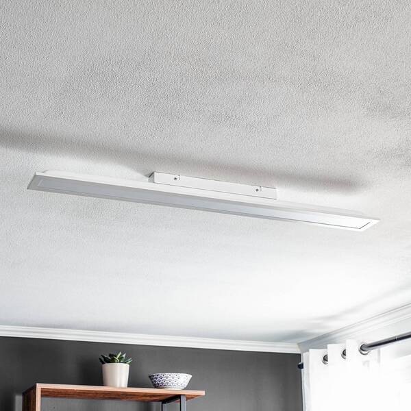  Just Light. Gmbh Just Light. Gmbh Fleet Led Ceiling Lamp With Sensor, 100x10 Cm 