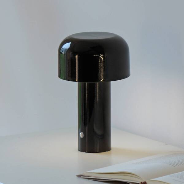  Just Light. Gmbh Just Light. Gmbh Just Light. Agnes Led Table Lamp, Black, Iron, Cct 