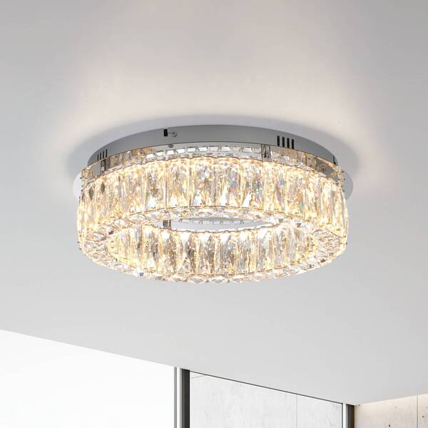  Just Light. Gmbh Just Light. Gmbh Just Light. Kulunka Led Ceiling Light, Iron, Crystal Glass 