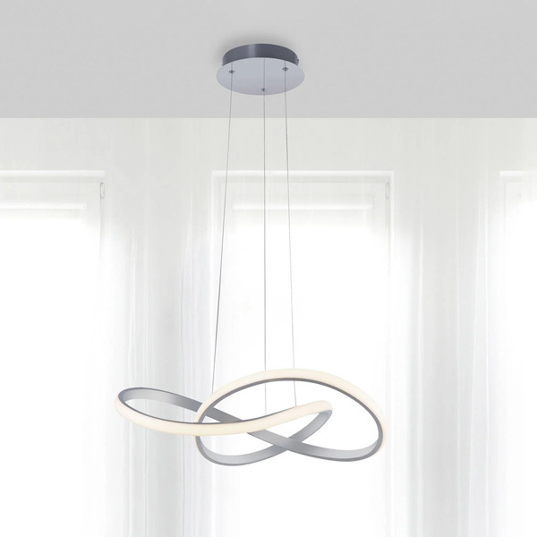  Just Light. Gmbh Just Light. Gmbh Led Pendant Light Maria, 3-step Dimmable, Aluminium 