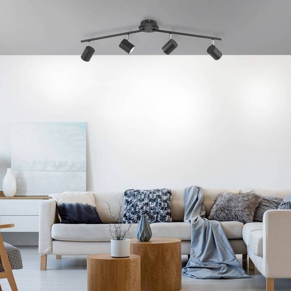  Just Light. Gmbh Just Light. Gmbh Tarik Gu10-led Downlight 4-bulb Anthracite 