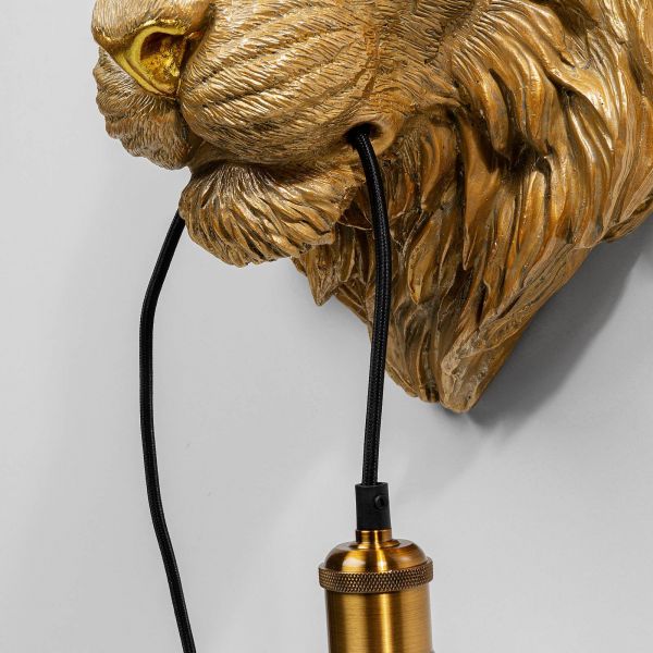  Kare Kare Animal Tiger Head Wall Light With Plug 