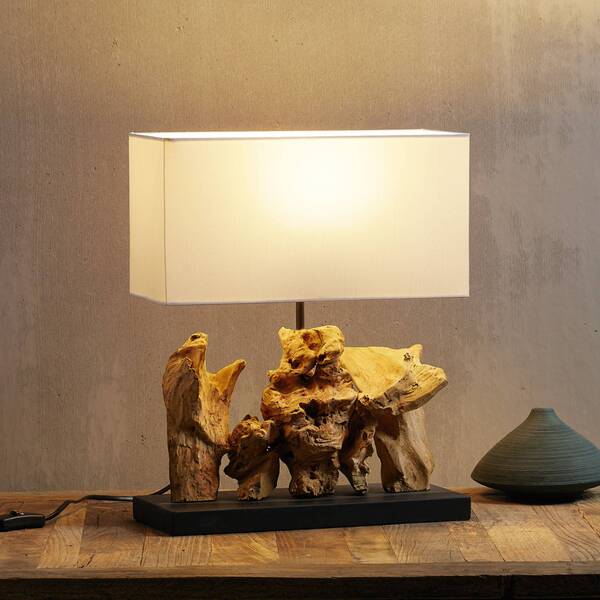  Kare Kare Nature Vertical Table Lamp Base Made Of Driftwood 