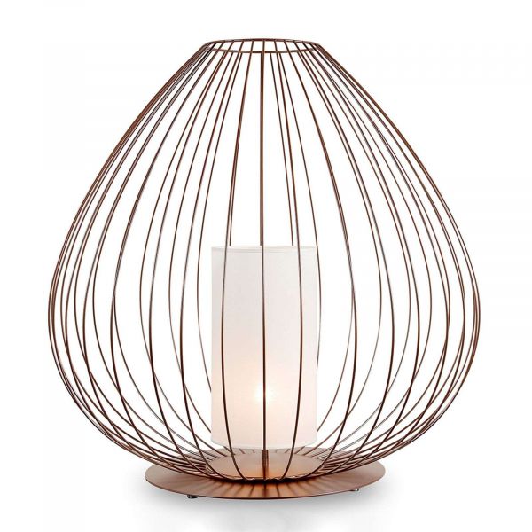 Karman Karman Cell - Floor Lamp With Cage ø 57 Cm, Bronze 
