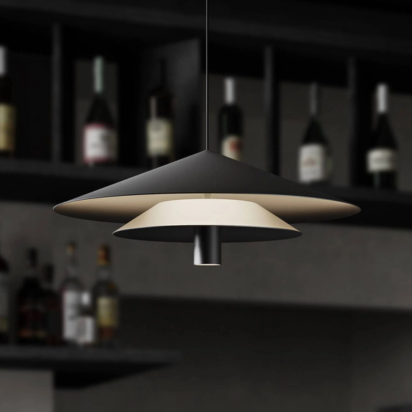  Karman Karman Led Pendant Light Asso, Black, Metal, ø 42 Cm 
