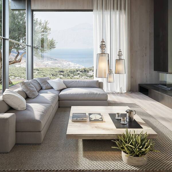  Karman Karman Pendant Light Alibaglass Big, Nickel-plated, ø 24 Cm 