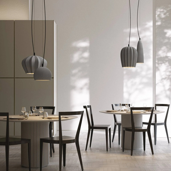  Karman Karman Sahara Pendant Light, Grey, ø 14 Cm, Ceramic, E27 