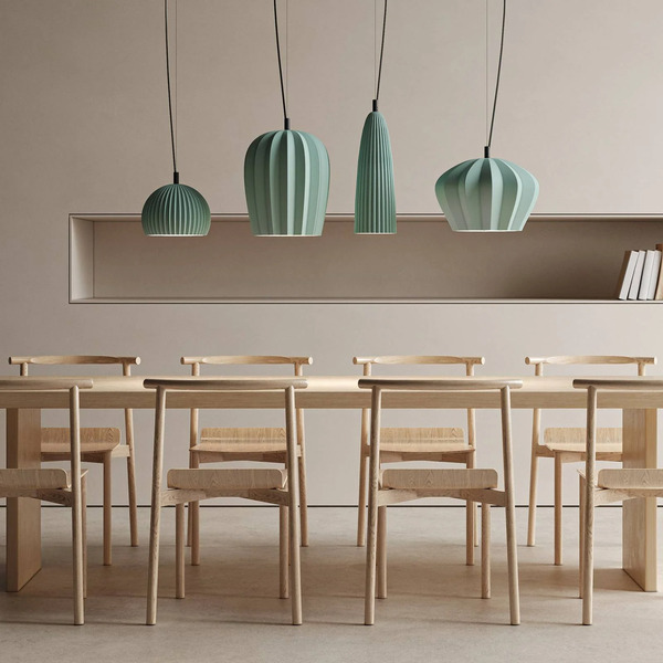  Karman Karman Sahara Pendant Light, Sage Green, ø 14 Cm, Ceramic E27 