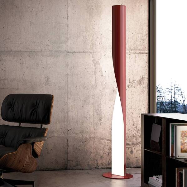  Kdln Kdln Evita Led Floor Lamp, Red, Height 190 Cm, Dimmable 