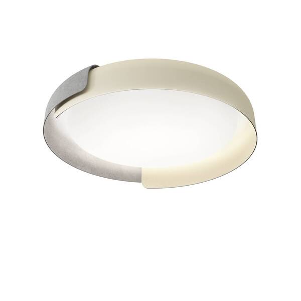  Kdln Kdln Led Ceiling Light Dala, Sand White/concrete, ø 58 Cm, Dimmable 