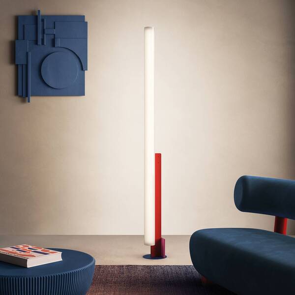  Kdln Kdln Led Floor Lamp, Model T, Multicoloured, Height 185 Cm, With Dimmer 