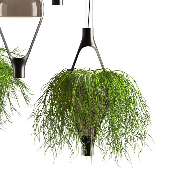  Kdln Kdln Led Hanging Light Viceversa, Glass Grey, 1-bulb 