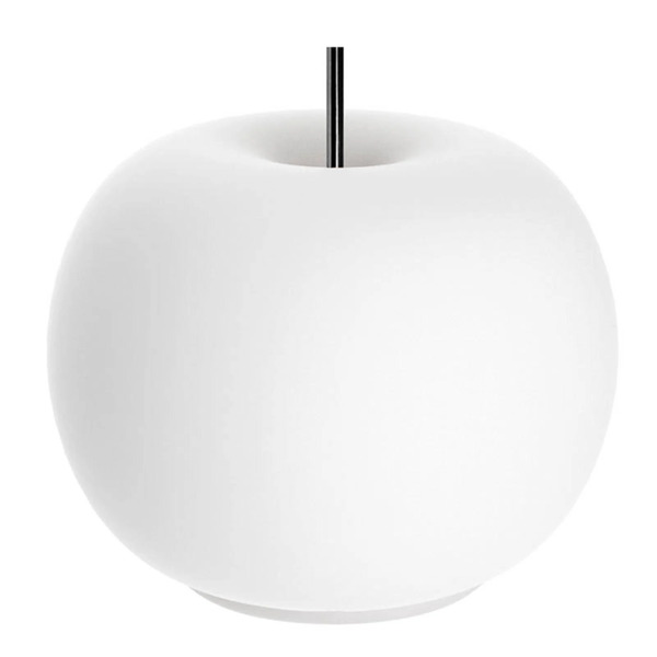  Kdln Kdln Led Table Lamp Kushi, White/black, ø 17 Cm, Glass 
