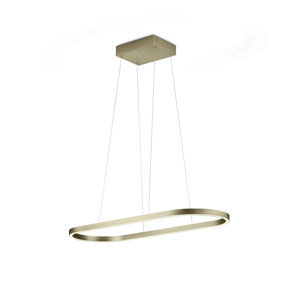  Knapstein Knapstein Elin Led Pendant Light, Bronze, Gesture Control 