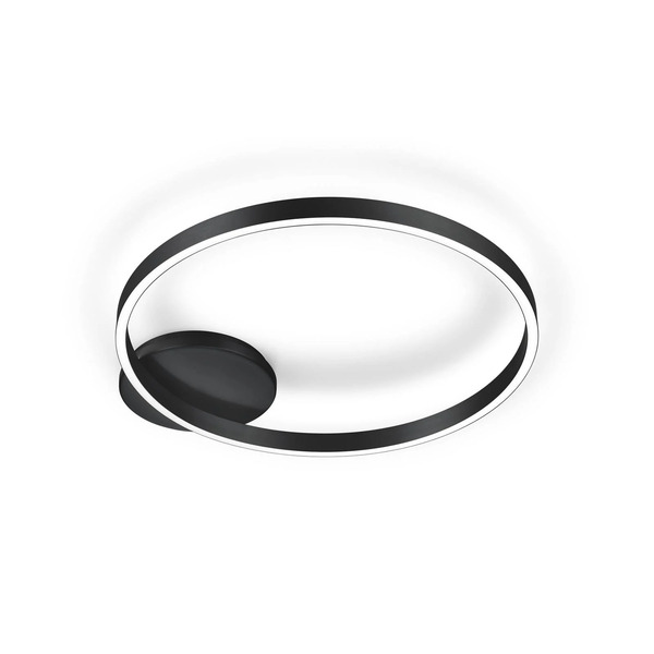  Knapstein Knapstein Led Ceiling Light Anel-60, Black, Direct/indirect 
