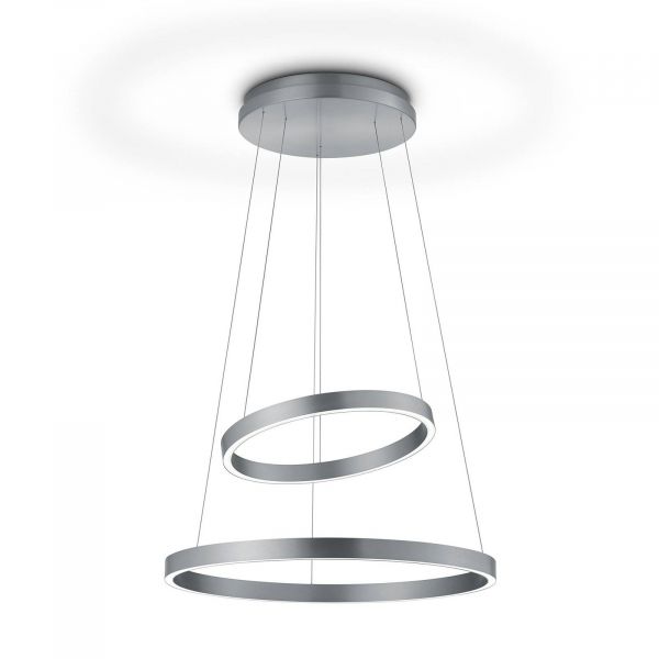  Knapstein Knapstein Lora-p Led Hanging Lamp Nickel, Gesture Control 