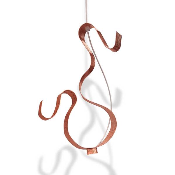  Knikerboker Knikerboker Curve Led Pendant 1-bulb Copper Leaf 