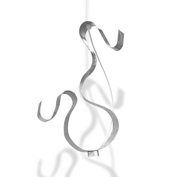  Knikerboker Knikerboker Curve Led Pendant 1-bulb Silver Leaf 