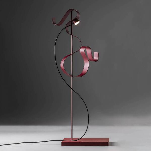  Knikerboker Knikerboker Curve Led Table Lamp, Red 
