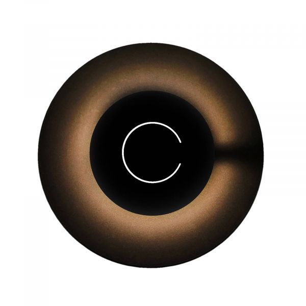  Knikerboker Knikerboker Doppiozero Wall Lamp Coffee/black 