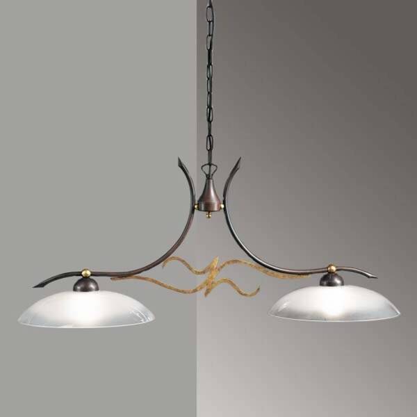  Kögl Kögl Amabile Pendant Light, Rust/gold, 2-bulb 
