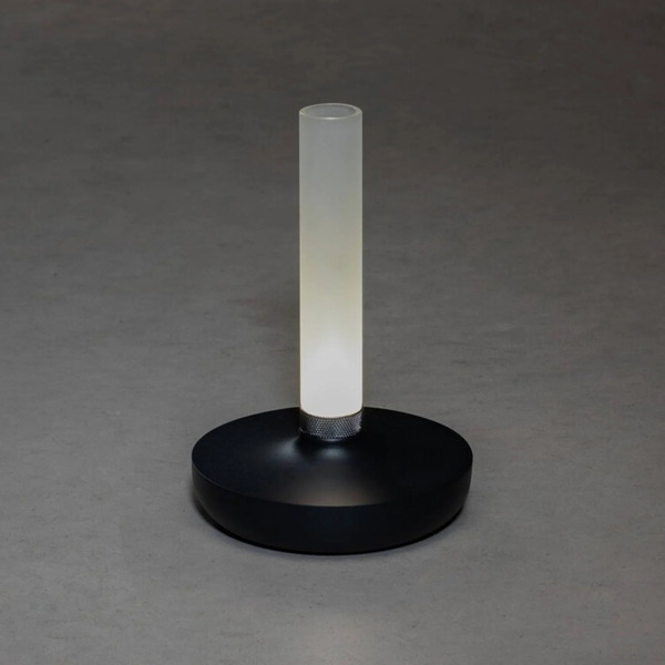  Konstsmide Konstsmide Biarritz Led Table Lamp Ip54 Battery Cct, Black 