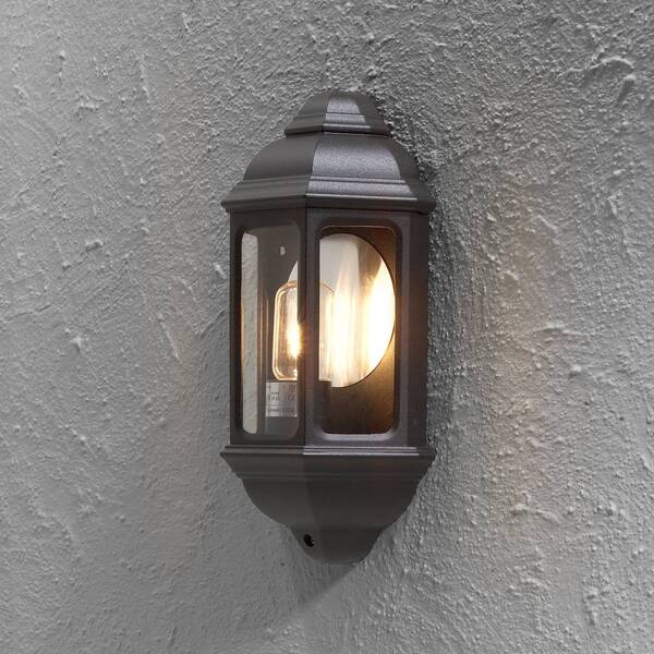  Konstsmide Konstsmide Classic Outdoor Wall Light Cagliari I, Black 
