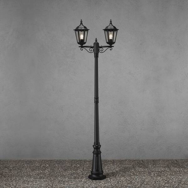  Konstsmide Konstsmide Firenze Lamp Post, 2-bulb, Black 