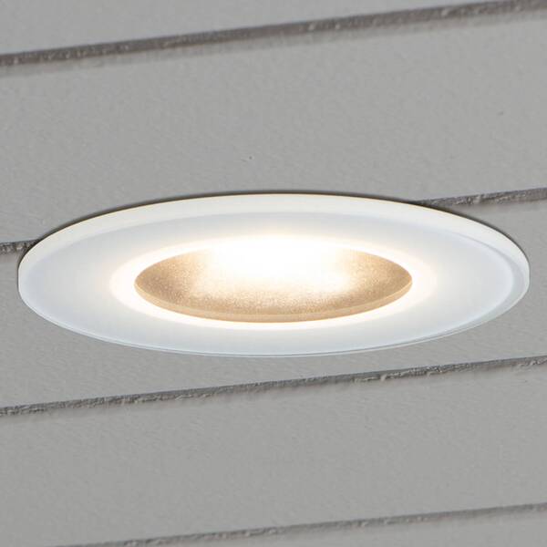  Konstsmide Konstsmide 7875 Led Recessed Light Outdoor Ceiling, White 