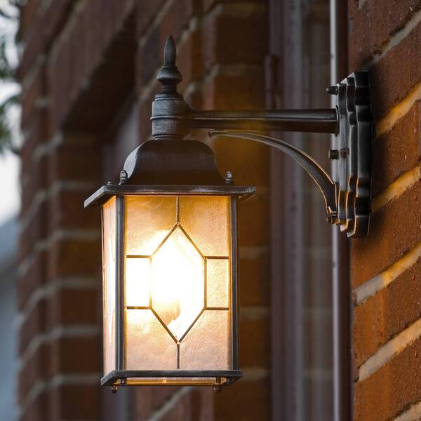  Konstsmide Konstsmide Milano Outdoor Wall Light, Hanging Lantern 