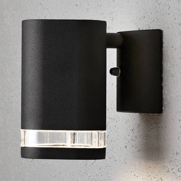  Konstsmide Konstsmide Modena Outdoor Wall Light With Slit, 1-bulb, Black 