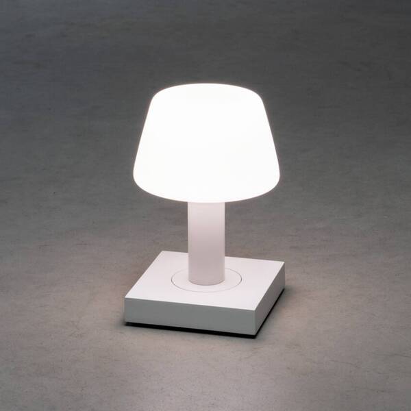  Konstsmide Konstsmide Monaco Led Table Lamp For Outdoors Battery, White 