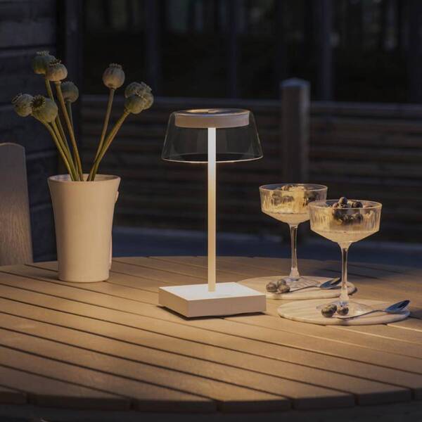  Konstsmide Konstsmide Scilla Led Table Lamp With Usb, White 
