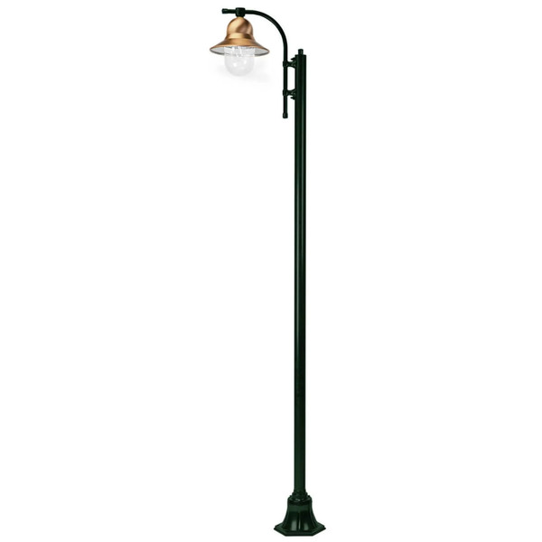  K.s. Verlichting K.s. Verlichting 1-bulb Toscane 240 Cm Lamp Post, Green 