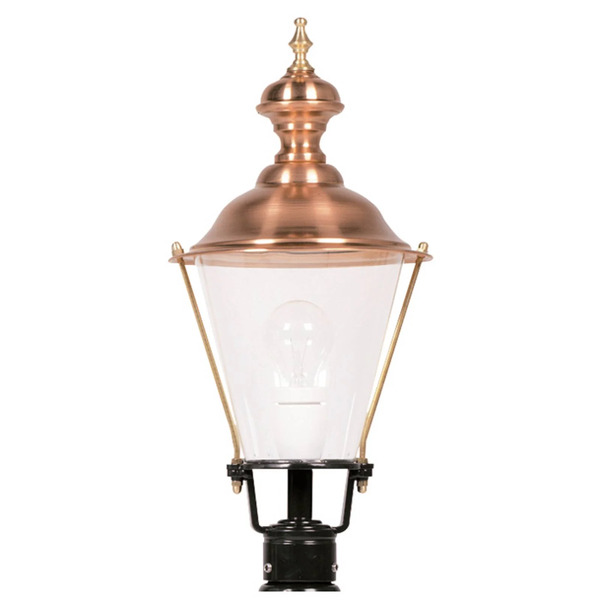  K.s. Verlichting K.s. Verlichting K4b Pillar Light With Copper, Black 