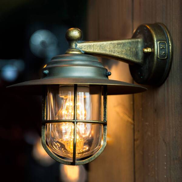  K.s. Verlichting K.s. Verlichting Labenne Bronze Outdoor Wall Light 