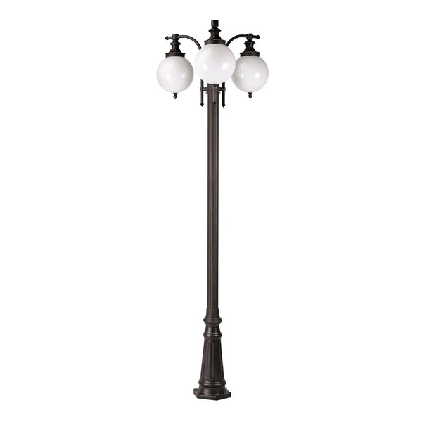 K.s. Verlichting K.s. Verlichting Lamp Post Madeira 3-bulb Anthracite 