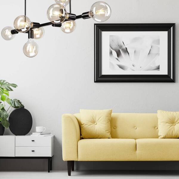  Lamkur Lamkur Eliza Ceiling Light, 8-bulb, Black 
