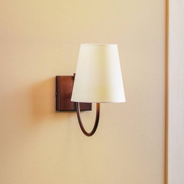  Lamkur Lamkur Paro Wall Light With Textile Shade 