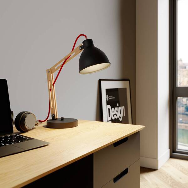  Lamkur Lamkur Skansen Table Lamp, Adjustable, Black 