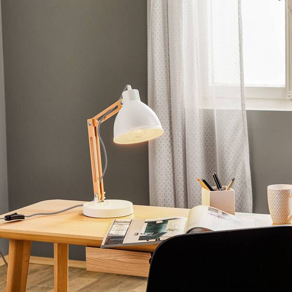  Lamkur Lamkur Skansen Table Lamp, Adjustable, White 