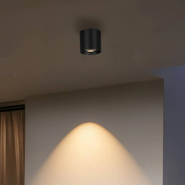  Lcd Lcd Led Outdoor Ceiling Light 5172, Graphite, 9 Cm, Metal, Ip54 Cct 
