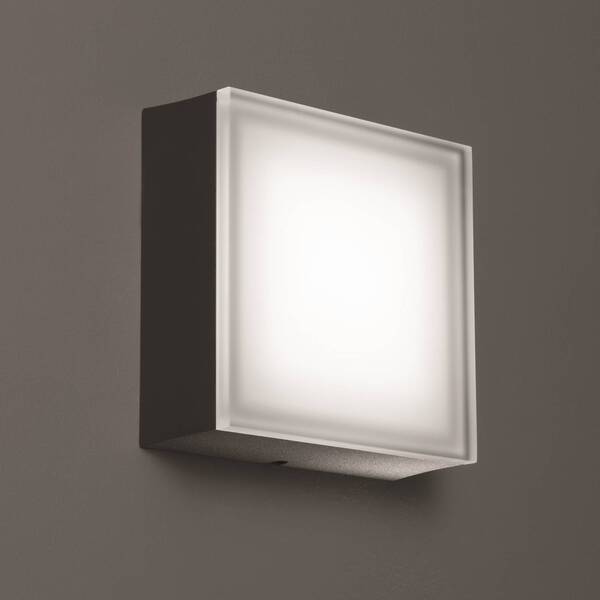  Lcd Lcd Led Outdoor Wall Lamp 1426 Graphite 20 X 20 Cm 
