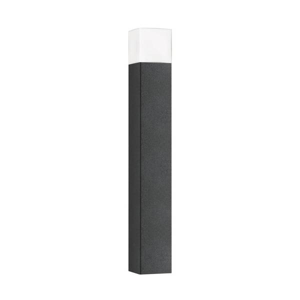  Lcd Lcd Linus Path Light, Graphite, Height 85 Cm, Aluminium, Opal Glass 