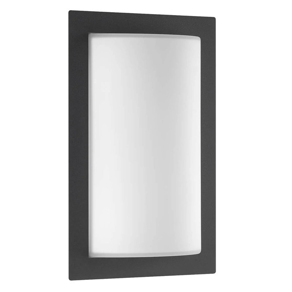  Lcd Lcd Luis Outdoor Wall Light, Graphite, Motion Detector 