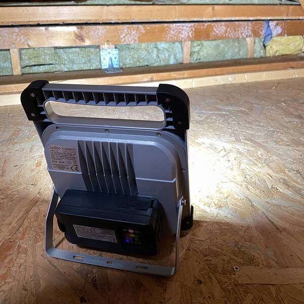  Ledino Ledino Led Rechargeable Spotlight Veddel 50 W + 3w Additional Light 