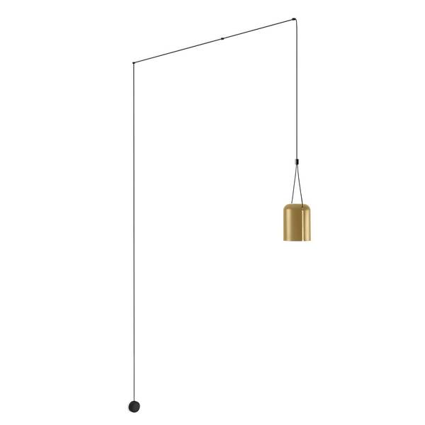  Leds-c4 Leds-c4 Attic Pendant Cylinder Decentralised Gold 