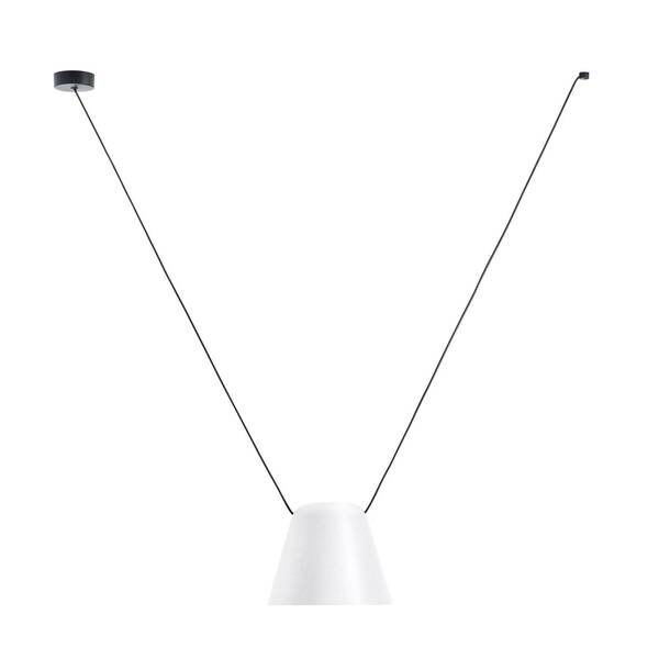 Leds-c4 Leds-c4 Attic Pendant Light, Cone ø 24 Cm White 